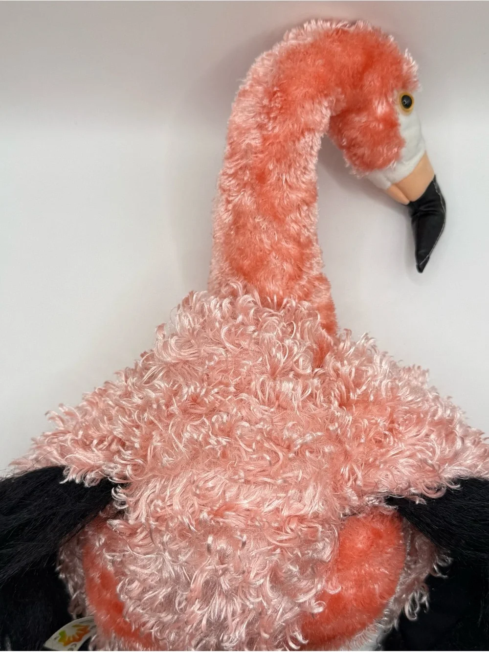 Folkmanis Flamingo Hand Puppet 21” Pink Plush RETIRED RARE HTF 2009